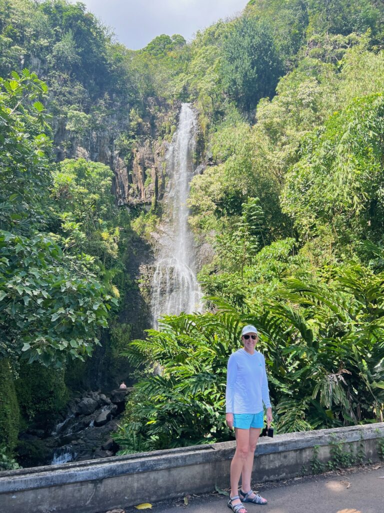 waterfall on road to hana
